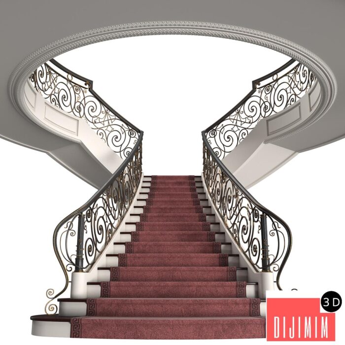 Mansion staircase - Görsel 1