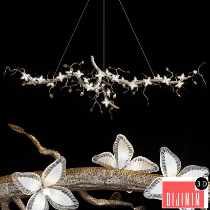 Hanging chandelier BLBZ20 Copper