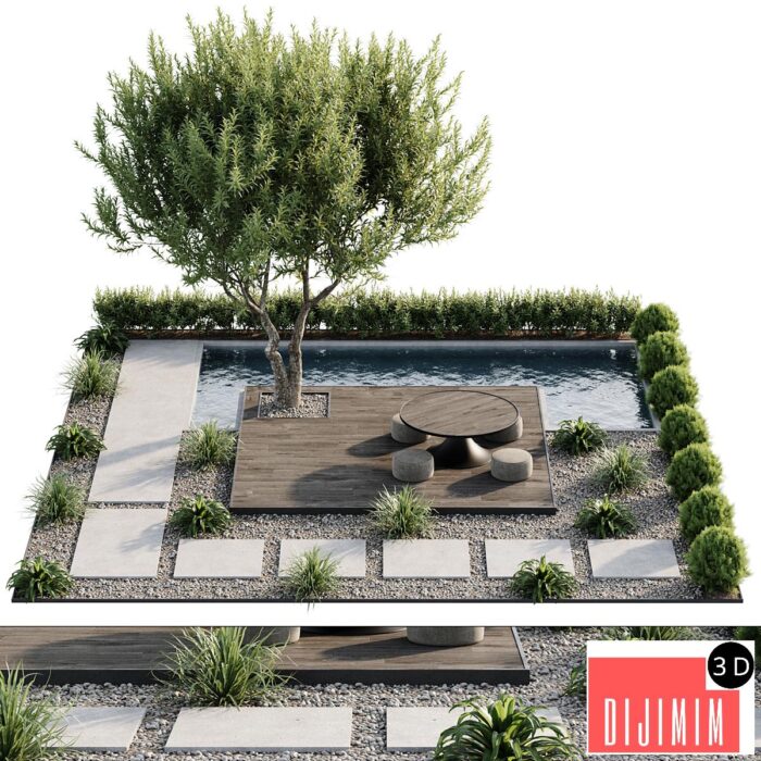 Town Square and Outdoor Plants 6 - Görsel 1