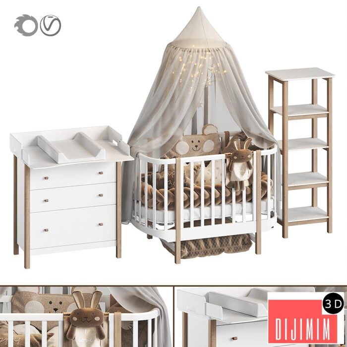 Children's furniture Ellipse Classic series for children up to 4 years old - Görsel 1