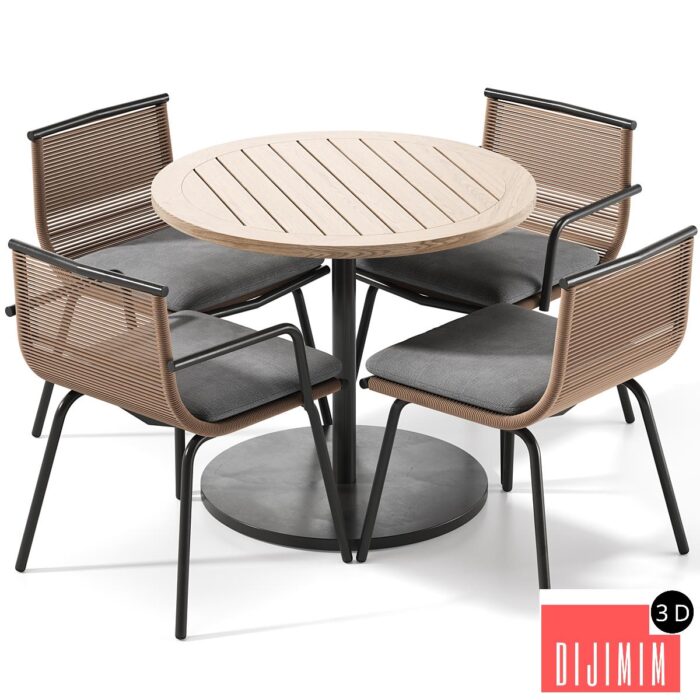 RODA Dining Outdoor Set - Görsel 1