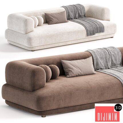 Zanotta BUMPER Fabric Sofa