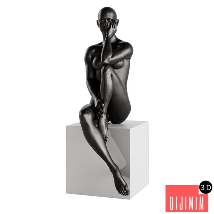 Finesse Decor Antoinette Doll Sculpture With Base