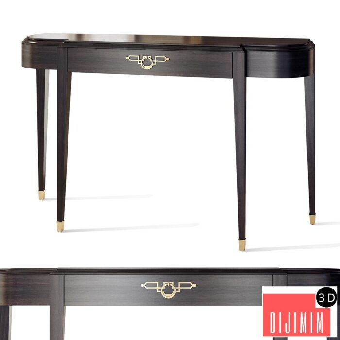 Console dressing table Rim Theodore Alexander - Görsel 1