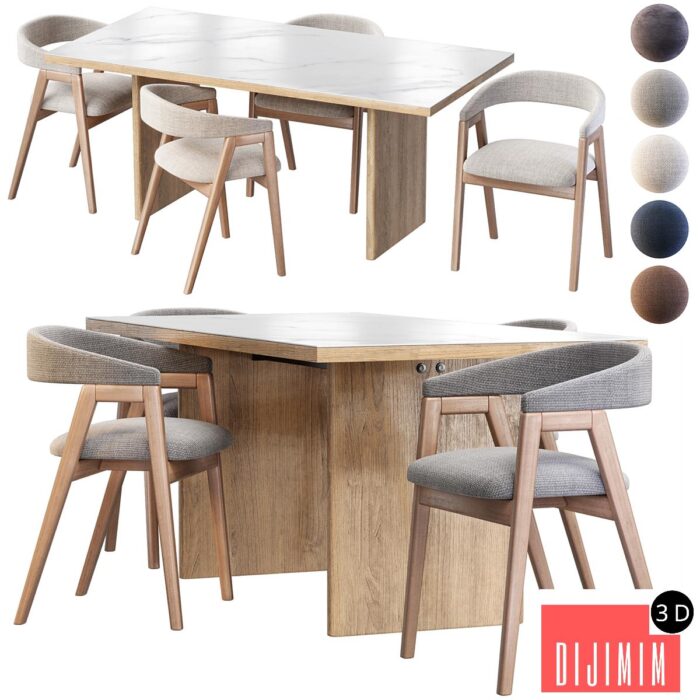 Trevor chair and Audrey table from Divan.ru - Görsel 1