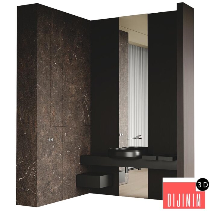 Bathroom set RIGO By AGAPE with INALCO UMBRA - Görsel 1