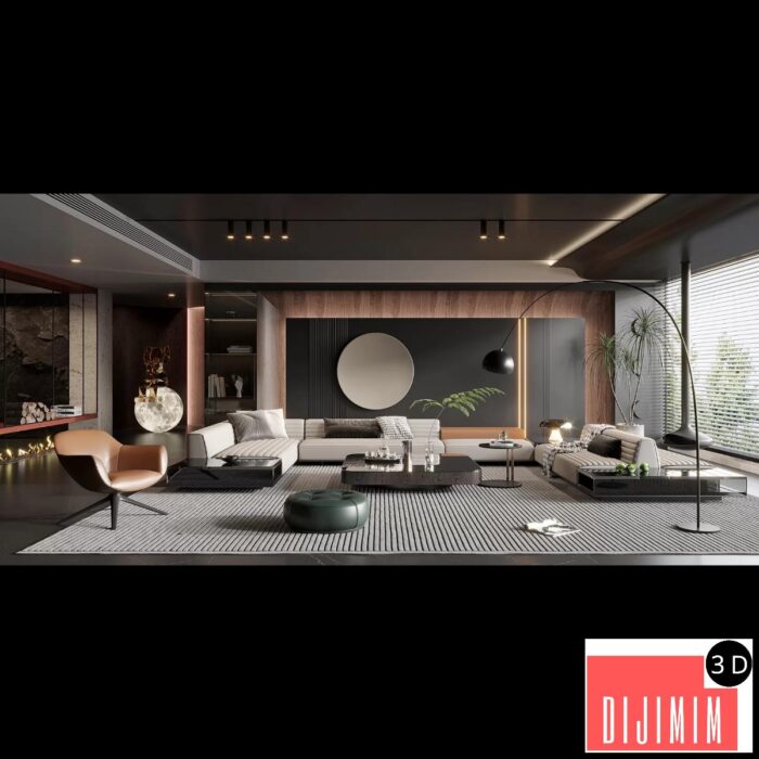 HOUSE SPACE 3D SCENES – VILLAS – 0086 - Görsel 1