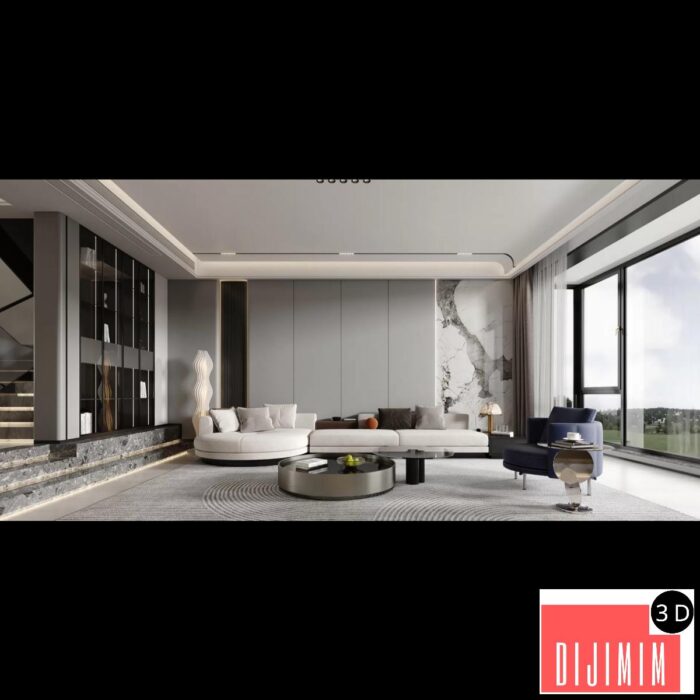 HOUSE SPACE 3D SCENES – VILLAS – 0106 - Görsel 1