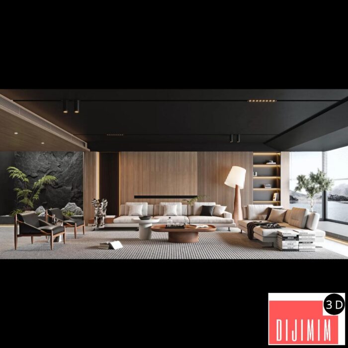 HOUSE SPACE 3D SCENES – VILLAS – 0126 - Görsel 1