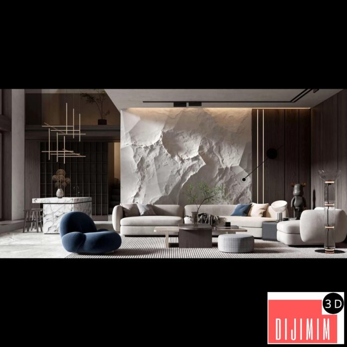 HOUSE SPACE 3D SCENES – VILLAS – 0127 - Görsel 1