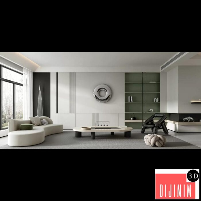 HOUSE SPACE 3D SCENES – VILLAS – 0132 - Görsel 1