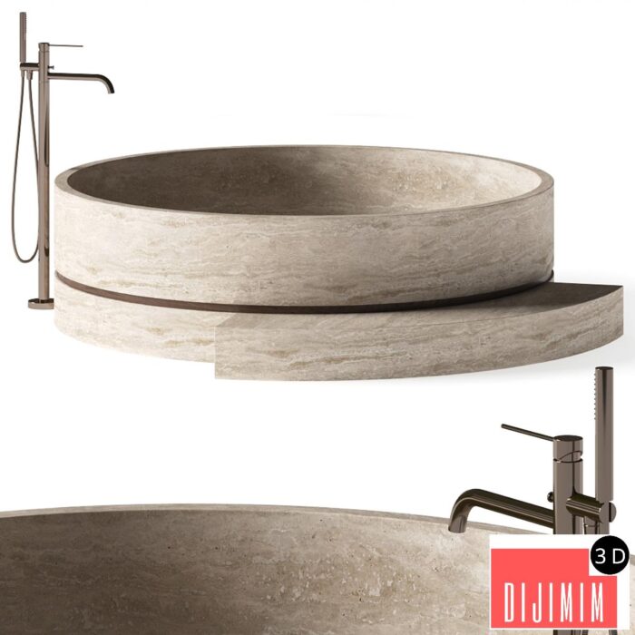 Davani Parallel B185 Bathtub & Nobili Velis - Görsel 1