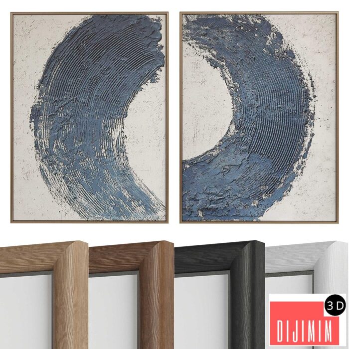 Minimalist Abstract Painting №57 - Görsel 1