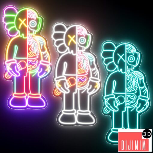 KAWS Neon Sign