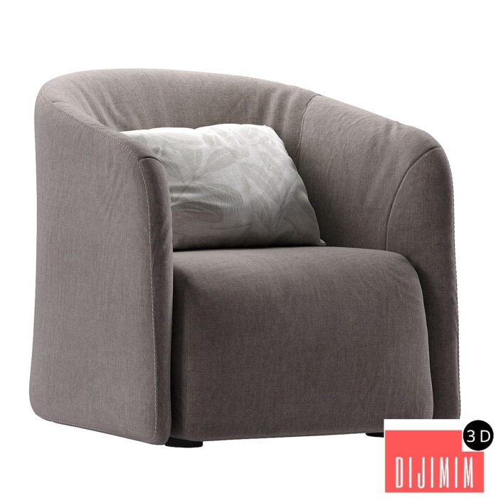 Logos Armchair By Natuzzi - Görsel 1