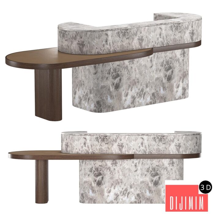 Reception desk 006 - Görsel 1