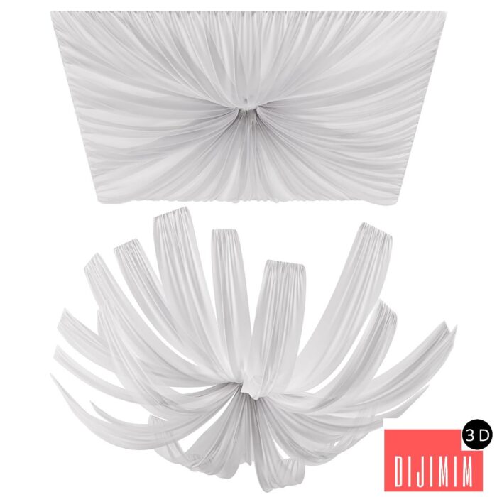 Draperies on the ceiling - Görsel 1
