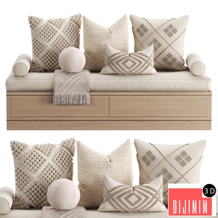 Pillows set 005 Set for windows - Görsel 1