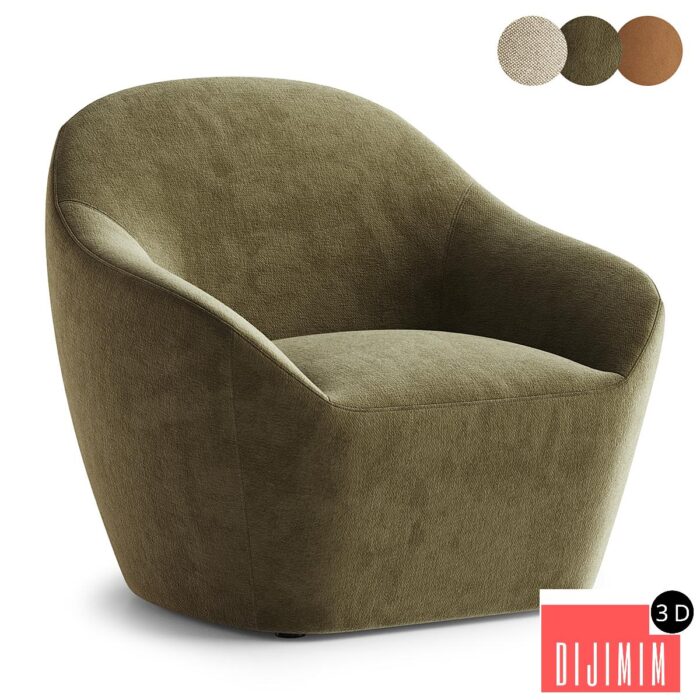 Becca armchair - Görsel 1