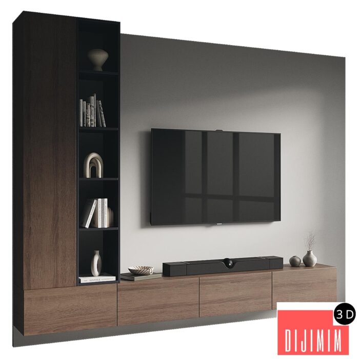 TV wall set 121 - Görsel 1