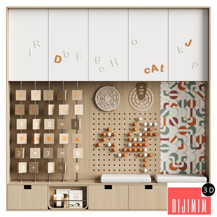 Interactive panel for children room - Görsel 1