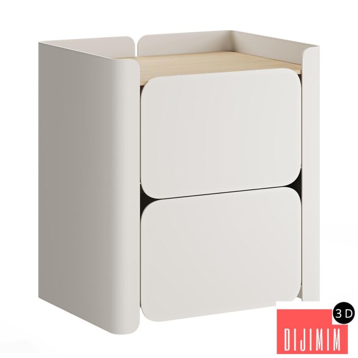 Bedside table Lirio by Hiro - Görsel 1