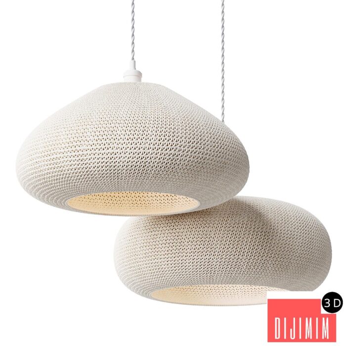 Iza & Yavora Japanese Wabi-Sabi pendant light - Görsel 1