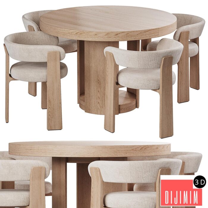 162 Dining set by Kavehome - Görsel 1
