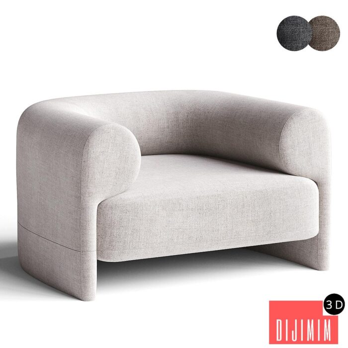 KASBA Armchair BY ANDREA BONINI - Görsel 1