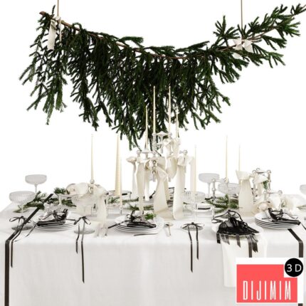 Christmas/New Year table setting