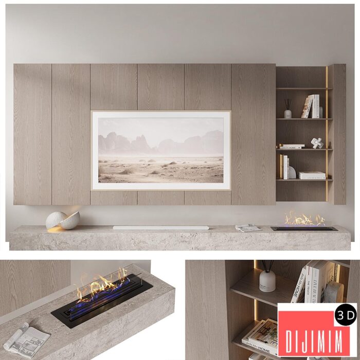 TV Wall Minimalism ZS - Görsel 1