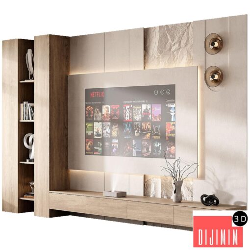 TV Wall set 003