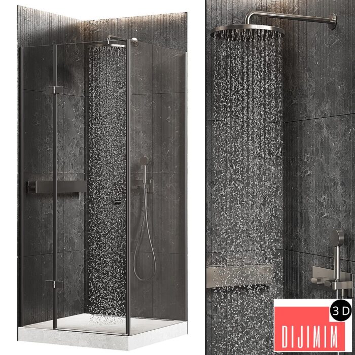 Corner shower - Görsel 1