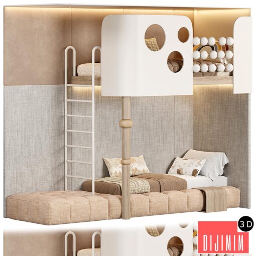 Children bunk bed Kids room