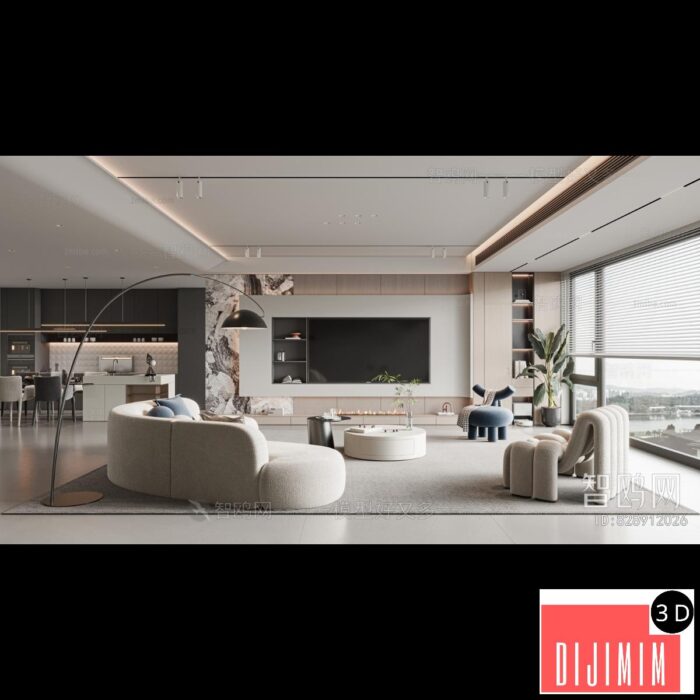 Modern A Living Room ID:828912026 - Görsel 1