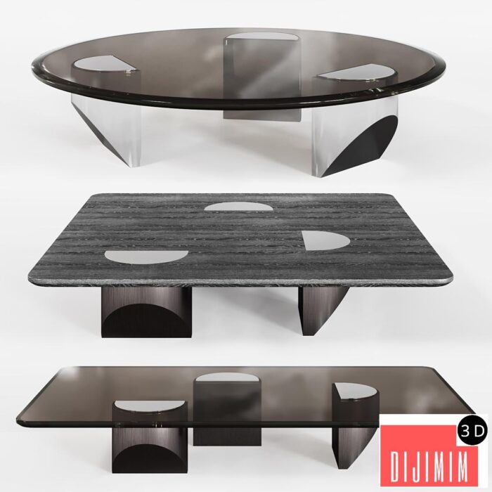 Minotti Wedge coffee table - Görsel 1