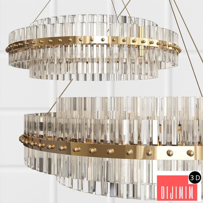 Art Luxury chandelier 9 - Görsel 1