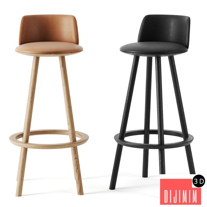 OVO Bar Chair by Benchmark Furniture - Görsel 1