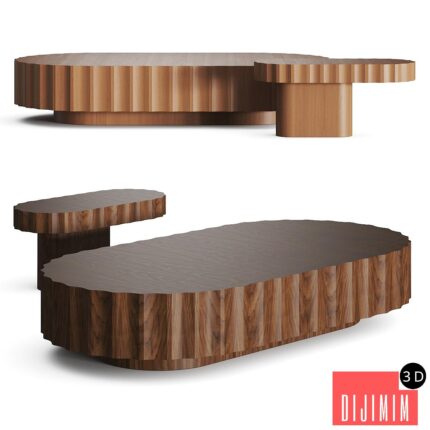 Francesco Balzano Blond Coffee Tables