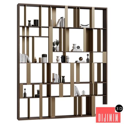 Shelf with decor 001
