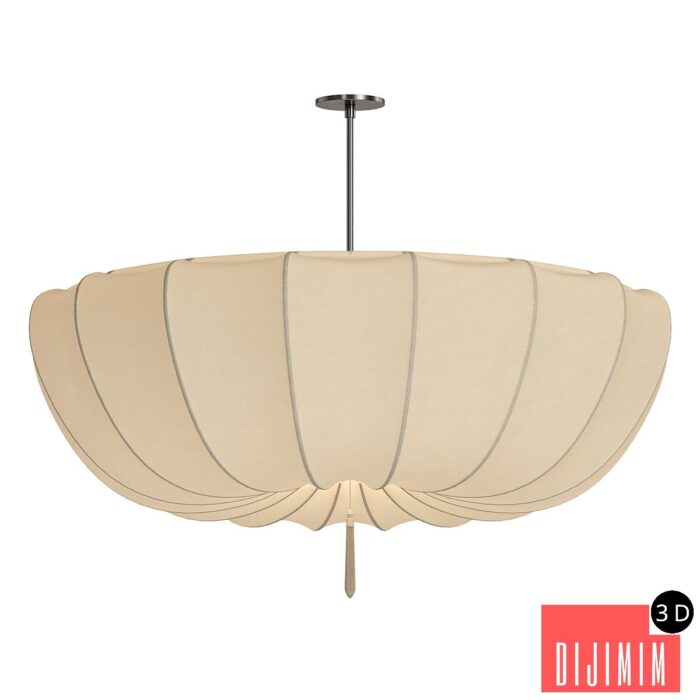 Axya French Cream Chandelier - Görsel 1