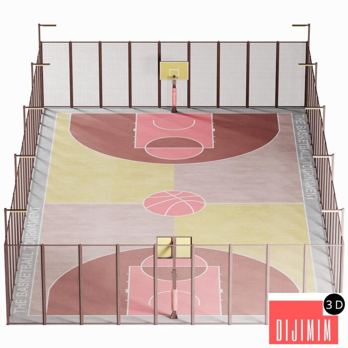 Basketball Field - Wyoming - Görsel 1