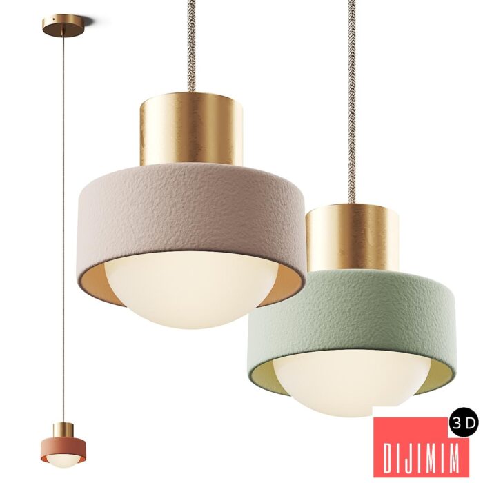 Heathfield & Co Luca Pendant Lamp - Görsel 1