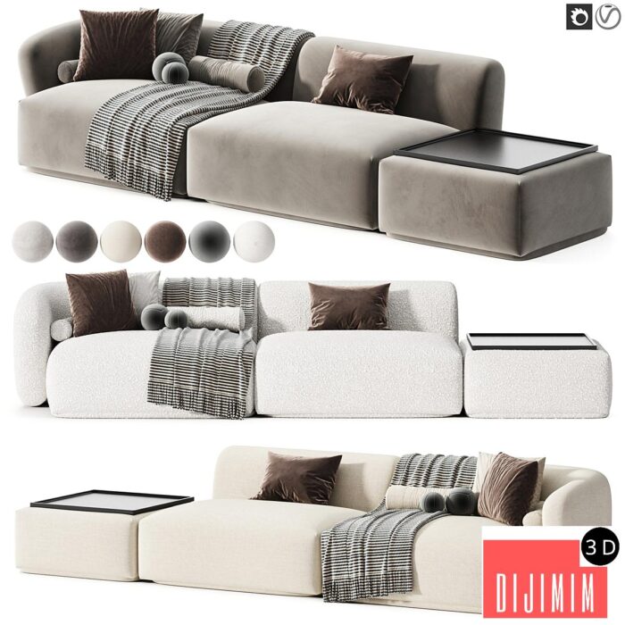 Modular sofa Fabro 4 - Görsel 1
