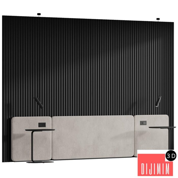 Wall composition. Headboard set - Görsel 1
