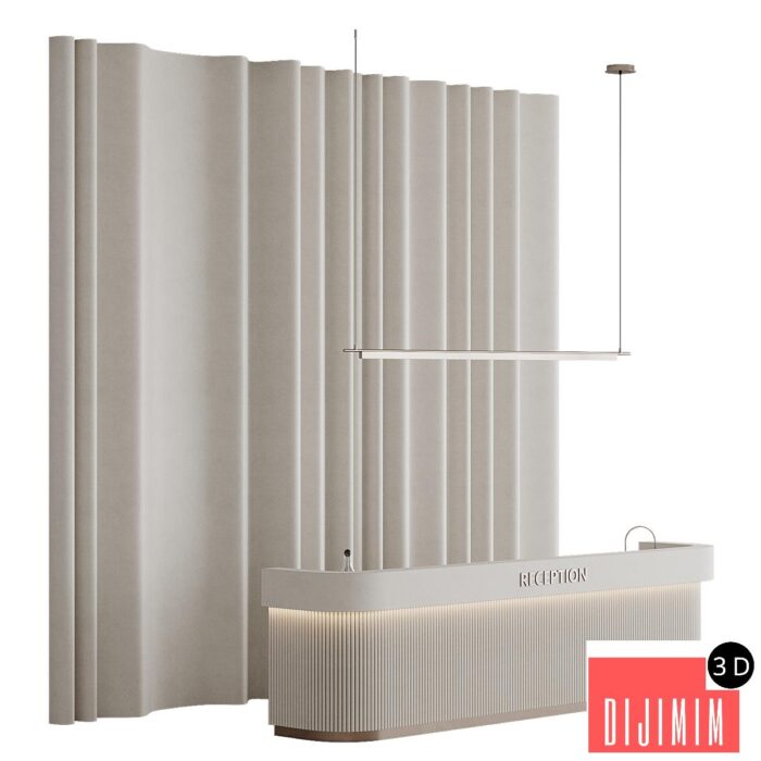Reception desk 003 - Görsel 1