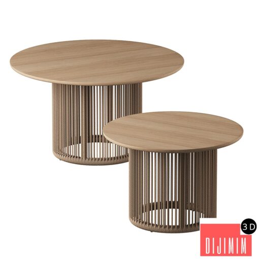 Coffee table Naomi light by DANTONE HOME