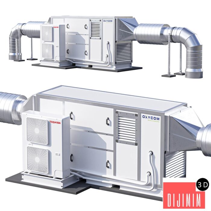 Ventilation system set 03. OXYCOM Chiller - Görsel 1