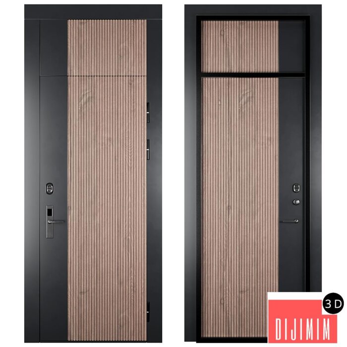 Entrance door staleks modern 19 - Görsel 1