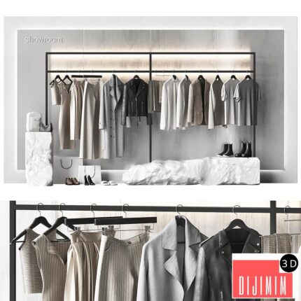 A set for a clothing store and showroom 3